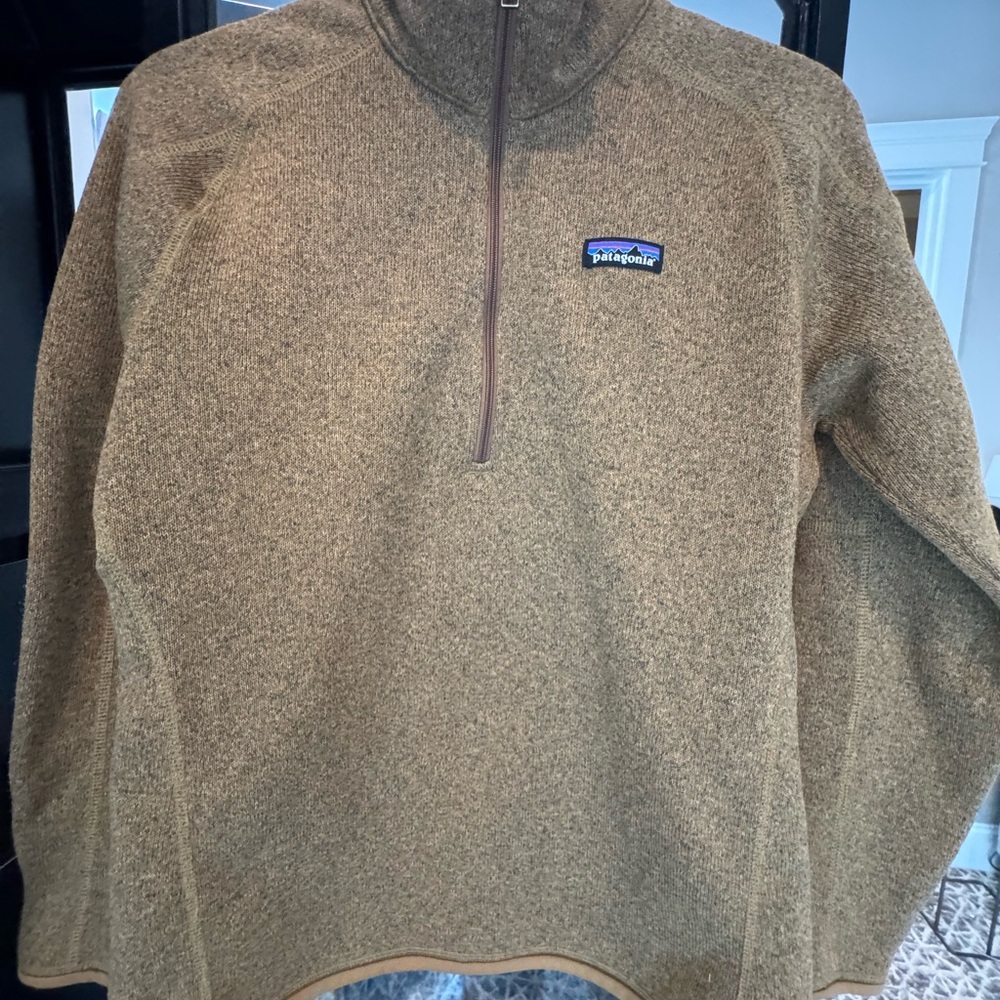 Patagonia Women’s Better Sweater in Nest Brown Quarter-Zip Fleece Pullover